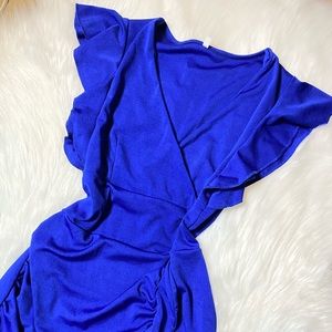 Blue Ruffle Dress